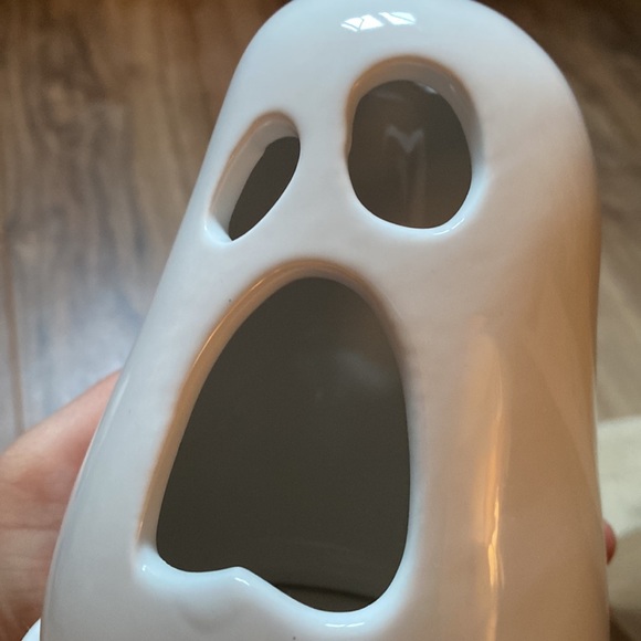 Spooky Wide Mouth Candleholder Ghost - Picture 5 of 8